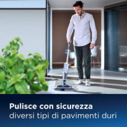 Bissell 2240N Spinwave Cordless Lavapavimenti con Mop Rotanti, Fino a 20 Minuti, 0,83 Lt.