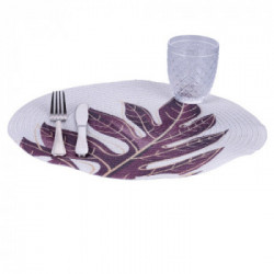 Villa D'Este Home Tivoli 'Les Serres Rouge', Set 6 Tovagliette tonde