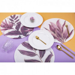 Villa D'Este Home Tivoli 'Les Serres Rouge', Set 6 Tovagliette tonda