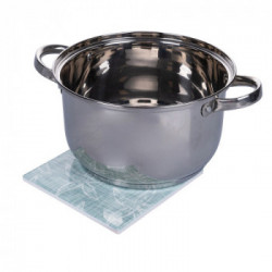 Villa D'Este Home Tivoli 'Cozumel', Set 2 Sottopentola quadrati in ceramica 16x16 cm