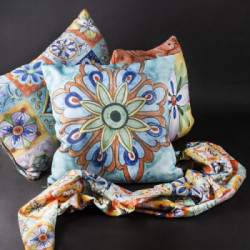 Villa D'Este Home Tivoli 'Infinito', Set 3 Cuscini 45x45 cm