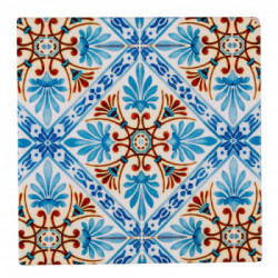 Villa D'Este Home Tivoli 'Italian Beauty', Set 6 Sottopentola quadrati 16x16 cm in ceramica