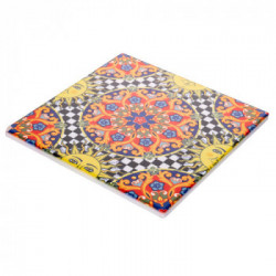 Villa D'Este Home Tivoli 'Italian Beauty', Set 6 Sottopentola quadrati 16x16 cm in ceramica