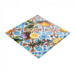 Villa D'Este Home Tivoli 'Italian Beauty', Set 6 Sottopentola quadrati 16x16 cm in ceramica