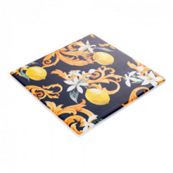 Villa D'Este Home Tivoli 'Italian Beauty', Set 6 Sottopentola quadrati 16x16 cm in ceramica