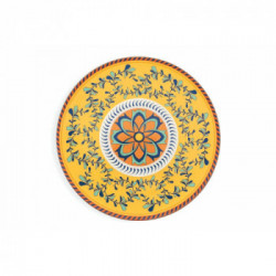 Villa D'Este Home Tivoli 'Sicilia', Set 6 Sottopiatti Ø 33 cm, in plastica