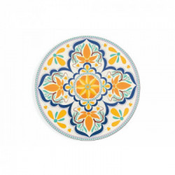 Villa D'Este Home Tivoli 'Sicilia', Set 6 Sottopiatti Ø 33 cm, in plastica