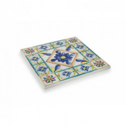 Villa D'Este Home Tivoli 'Costiera', Set 6 Sottopentola quadrati 16x16 cm