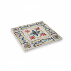 Villa D'Este Home Tivoli 'Costiera', Set 6 Sottopentola quadrati 16x16 cm