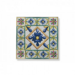 Villa D'Este Home Tivoli 'Costiera', Set 6 Sottopentola quadrati 16x16 cm