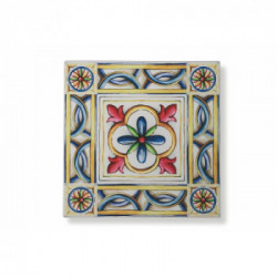 Villa D'Este Home Tivoli 'Costiera', Set 6 Sottopentola quadrati 16x16 cm
