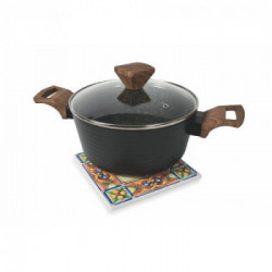 Villa D'Este Home Tivoli 'Costiera', Set 6 Sottopentola quadrati 16x16 cm