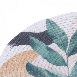 Villa D'Este Home Tivoli 'Savana', Set 6 Tovagliette tonde decoro tropicale