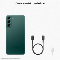 Samsung Galaxy S22+ 5G Display 6.6'' Dynamic AMOLED 2X, 4 fotocamere, RAM 8 GB, 256 GB, 4.500mAh, Green