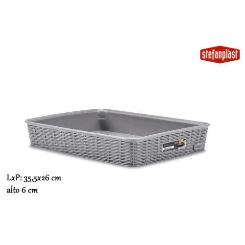 CESTINO L ELEGANCE 36X26X6 GREY