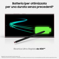 Samsung Galaxy S22 Ultra 5G Display 6.8'' Dynamic AMOLED 2X, 5 fotocamere, RAM 12 GB, 512 GB, 5.000mAh, Green