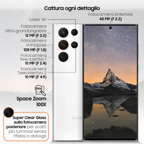 Samsung Galaxy S22 Ultra 5G Display 6.8''...