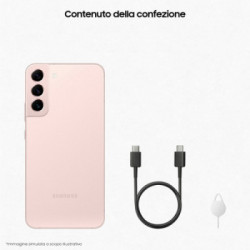 Samsung Galaxy S22+ 5G Display 6.6'' Dynamic AMOLED 2X, 4 fotocamere, RAM 8 GB, 256 GB, 4.500mAh, Pink Gold