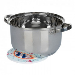 Villa D'Este Home Tivoli 'Infinito', Set 3 Sottopentola tondi Ø 16 cm in ceramica