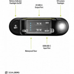 Goal Zero Venture 75 - PowerBanks 19200 mAh