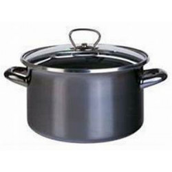 GSW 011246Profi Black Star - Pentola con Coperchio, 24 cm 