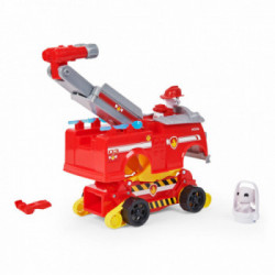 PAW Patrol , veicolo trasformabile Rise and Rescue con personaggio Chase o Marshall e accessori, giocattoli per bambini dai 3