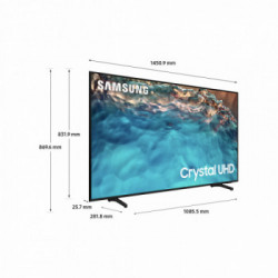 Samsung UE65BU8070 - Smart TV 65 pollici LED Crystal UHD 4K HDR Wi-Fi Black 2022