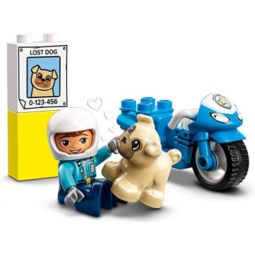 Lego Duplo 10967 - Motocicletta della Polizia