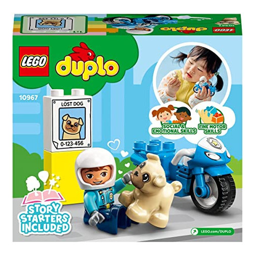 Lego Duplo 10967 - Motocicletta della Polizia