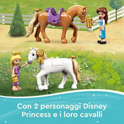 Lego Disney Princess 43195 - Le scuderie reali di Belle e Rapunzel