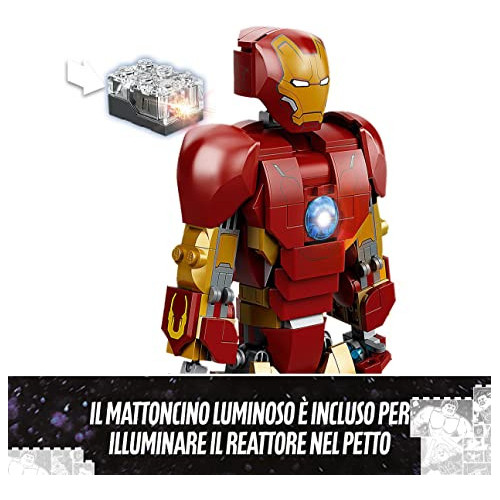 Lego Marvel 76206 - Personaggio di Iron Man