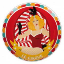 Villa D'Este Home Tivoli 'Le Cirque', Set 6 Piatti Frutta in Porcellana