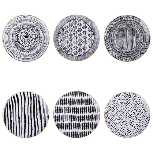 Villa D'Este Home Tivoli 'Masai Black', Set 6...