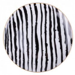 Villa D'Este Home Tivoli 'Masai Black', Set 6 Piatti Frutta in Porcellana