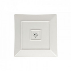 Villa D'Este Home Tivoli 'Barrio', Set 6 Piatti Piani Quadrati 30 x 30 cm in Porcellana