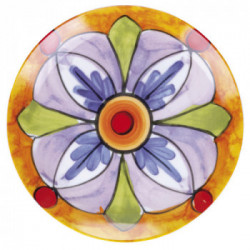 Villa D'Este Home Tivoli 'Infinito Lipari', Set 6 Piatti Frutta in Porcellana