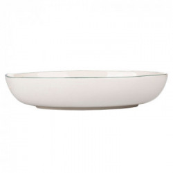 Villa D'Este Home Tivoli 'Occhio Marino Arancio' Piatto piatto ovale fondo 