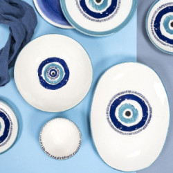 Villa D'Este Home Tivoli 'Occhio Marino Blu' Insalatiera Ø 26 cm