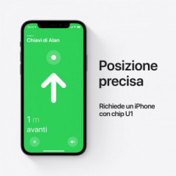 Apple AirTag - Rilevatore GPS per dispositivi Apple Phone Finding Bluetooth Bianco