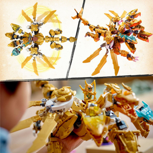 Lego Ninjago 71774 - Ultra drago d'oro di Lloyd