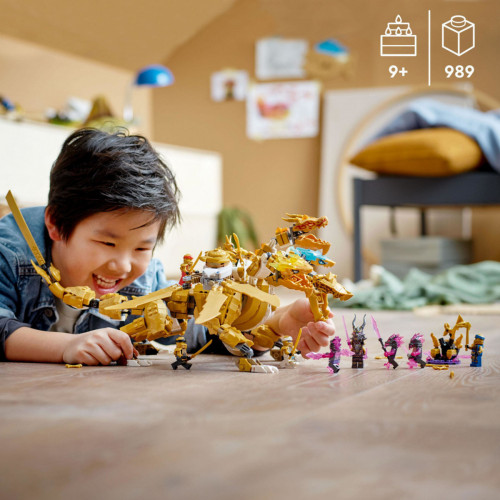 Lego Ninjago 71774 - Ultra drago d'oro di Lloyd