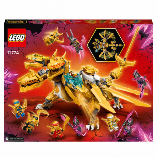 Lego Ninjago 71774 - Ultra drago d'oro di Lloyd