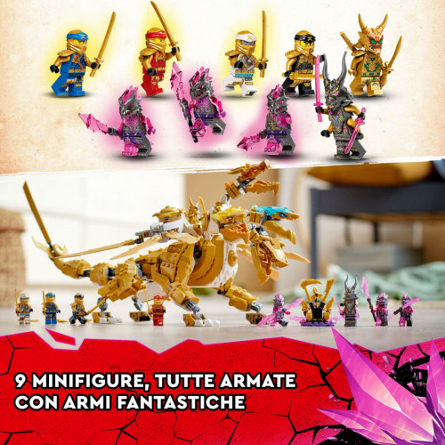 Lego Ninjago 71774 - Ultra drago d'oro di Lloyd