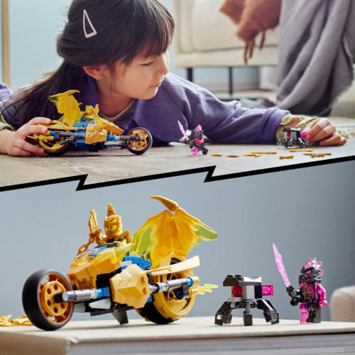 Lego Ninjago 71768 - Moto drago d'oro di Jay