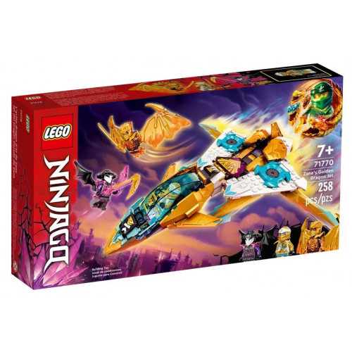 Lego Ninjago 71770 - Il jet dragone d'oro di Zane