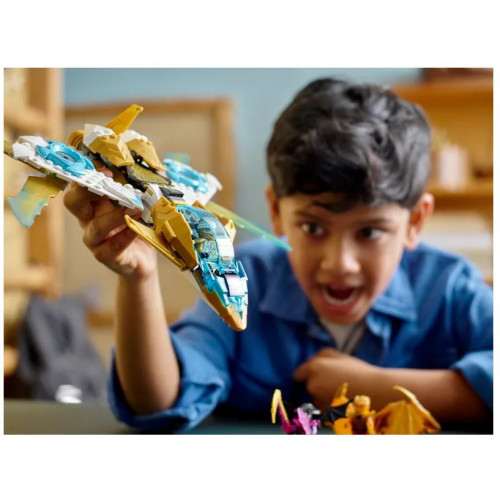 Lego Ninjago 71770 - Il jet dragone d'oro di Zane