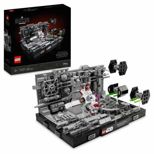 Lego Star Wars 75329 - Diorama Volo sulla...