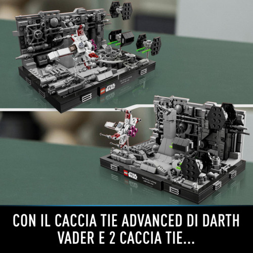Lego Star Wars 75329 - Diorama Volo sulla...