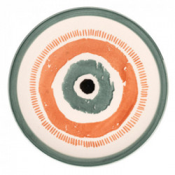 Villa D'Este Home Tivoli 'Occhio Marino Arancio', Set 6 Piatti frutta 21 cm 