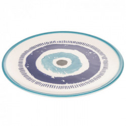 Villa D'Este Home Tivoli 'Occhio Marino Blu', Set 6 Piatti frutta 21 cm 